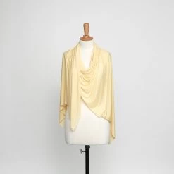 M20A00010 | Viscose Crepe Jersey -Nona Source Shop M20A00010 BuffYellow 02