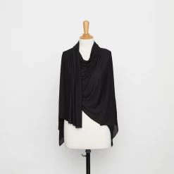 M20A00027 | Pleatable Crepe Jersey -Nona Source Shop M20A00027 Black 02