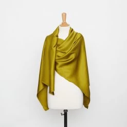 T20A00005 | Double Face Silk Drap Satin 32 T20A00005 | Double Face Silk Drap Satin -Nona Source Shop T20A00005 AvocadoOil 02