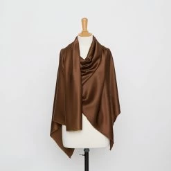 T20A00006 | Silk Crepe Back Satin -Nona Source Shop T20A00006 ChicoryCoffee 02