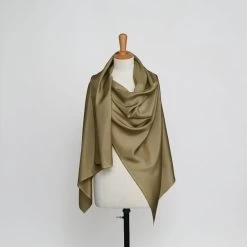 T20A00010 | Washed Silk Pongee -Nona Source Shop T20A00010 GothicOlive 02