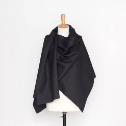 T20A00012 | Silk And Wool Mikado -Nona Source Shop T20A00012 Black 02