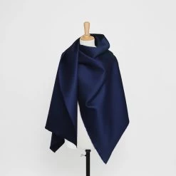 T20A00012 | Silk And Wool Mikado -Nona Source Shop T20A00012 EveningBlue 02