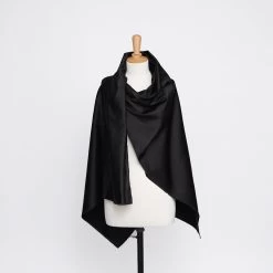 T20A00028 | Double Face Satin Duchess -Nona Source Shop T20A00028 Black 02