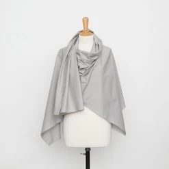 T20A00046 | Washed Cotton Poplin -Nona Source Shop T20A00046 ForestFog 02