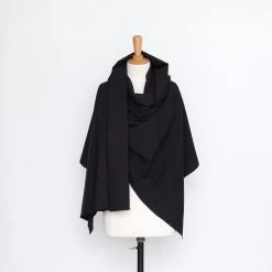 T20A00093 | Wool Faille 13 T20A00093 | Wool Faille -Nona Source Shop T20A00093 Black 02