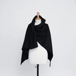 T20A00105 | Double Face Heavy Wool 13 T20A00105 | Double Face Heavy Wool -Nona Source Shop T20A00105 Black 02