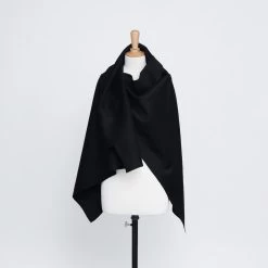 T20A00109 | Double Face Cashmere And Virgin Wool -Nona Source Shop T20A00109 Black 02