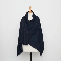 T20A00166 | Irregular Soft Viscose And Lin Twill -Nona Source Shop T20A00166 BaritoneBlue 02