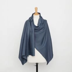 T20A00166 | Irregular Soft Viscose And Lin Twill -Nona Source Shop T20A00166 Blueberry 02