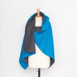 T20A00237 | Double Face Wool Blanket -Nona Source Shop T20A00237 HawaiianSurf 02