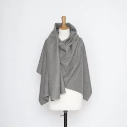 T20A00243 | Wool Drap Suiting -Nona Source Shop T20A00243 Gunmetal 02