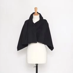 T20A00252 | Diagonal Cotton Moleskin 9 T20A00252 | Diagonal Cotton Moleskin -Nona Source Shop T20A00252 Black 02