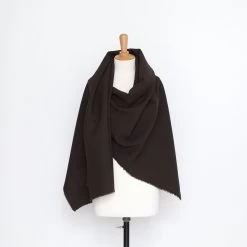 T20A00264 | Bonded Dry Wool Crepe 9 T20A00264 | Bonded Dry Wool Crepe -Nona Source Shop T20A00264 CoffeeBean 02