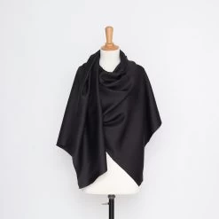 T20A00293 | Plain Silk Twill -Nona Source Shop T20A00293 Black 02