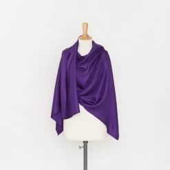 T21B00426 | Shiny Silk Twill -Nona Source Shop T21B00426 TillandsiaPurple 02