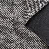 T21C00586 | Wool And Cotton Herringbone Jacquard