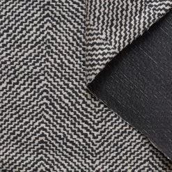 T21C00586 | Wool And Cotton Herringbone Jacquard