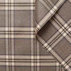 T21C00592 | Laminated Prince Of Wales Wool Jacquard -Nona Source Shop T21C00592 CannoliCream 01