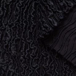 T21C00656 | Moulded Viscose Jacquard Stretch -Nona Source Shop T21C00656 Black 01