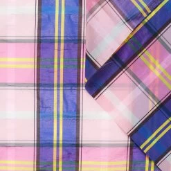 T21C00693 | Water Repellent Checked Taffeta