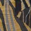 T22A01106 | Lamé Zebra Silk Crepe -Nona Source Shop T22A01106 OldGold 01