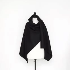 T22A01195 | Wool Crepe -Nona Source Shop T22A01195 Black 02