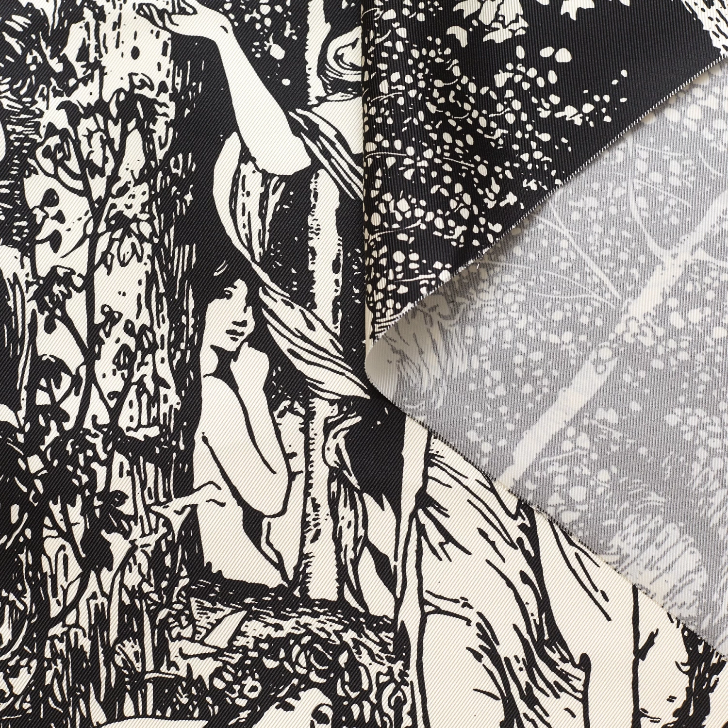 T22A01445 | Figure Printed Silk Twill 6 T22A01445 | Figure Printed Silk Twill - Image 4