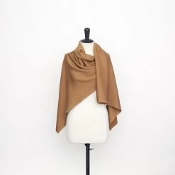 T22A01508 | Stretch Viscose & Silk Twill 9 T22A01508 | Stretch Viscose & Silk Twill -Nona Source Shop T22A01508 TobaccoBrown 02