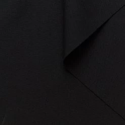 T22A01519 | Wool Grain De Poudre Suiting -Nona Source Shop T22A01519 Black 01