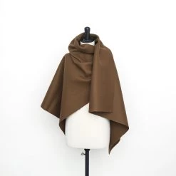 T22A01637 | Double Face Brushed Wool Drap -Nona Source Shop T22A01637 DesertPalm 02
