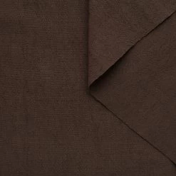 T22A01646 | Crinckled Wool & Cotton Crepe -Nona Source Shop T22A01646 ChocolateBrown 01