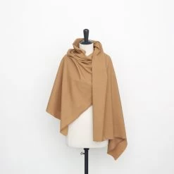 T22A01646 | Crinckled Wool & Cotton Crepe -Nona Source Shop T22A01646 FennelSeed 02