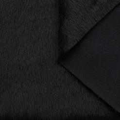 T22A01668 | Hairy Alpaca & Wool Faux Fur -Nona Source Shop T22A01668 Black 01