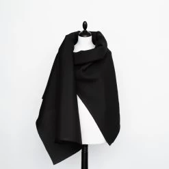 T22A01696 | Silk & Wool Mikado 7 T22A01696 | Silk & Wool Mikado -Nona Source Shop T22A01696 Black 02