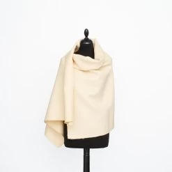 T22A01736 | Double Face Wool & Silk Crepe -Nona Source Shop T22A01736 Eggnog 02