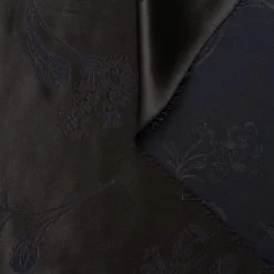 T22A01761 | Floral Glossy Jacquard 10 T22A01761 | Floral Glossy Jacquard -Nona Source Shop T22A01761 Black 01