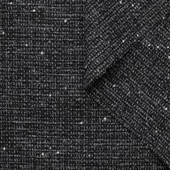 T22A01777 | Wool Tweed -Nona Source Shop T22A01777 Black 01