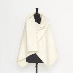 T22A01790 | Double Face Wavy Hairy Wool -Nona Source Shop T22A01790 CannoliCream 02