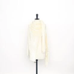 T22A01866 | Velvet Lurex Stripes -Nona Source Shop T22A01866 VanillaIce 02