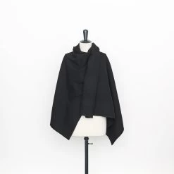 T22A02108 | Textured Splittable Crepe 9 T22A02108 | Textured Splittable Crepe -Nona Source Shop T22A02108 Black 02