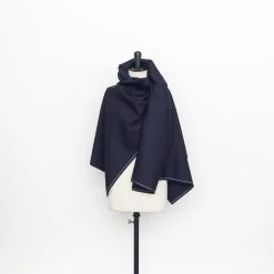 T22A02121 | Wool Grain De Poudre -Nona Source Shop T22A02121 BaritoneBlue 02