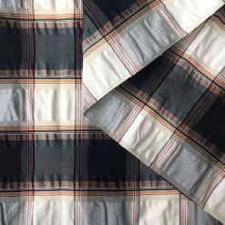 T22A02270 | Checked Cotton Seersucker 7 T22A02270 | Checked Cotton Seersucker -Nona Source Shop T22A02270 ToastedCoconut 01