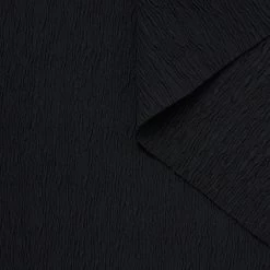 T22A02950 | Viscose & Silk Cloqué -Nona Source Shop T22A02950 Black 01