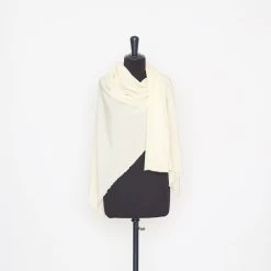 T22B03195 | Washed Silk Crepe De Chine -Nona Source Shop T22B03195 Ivory 02
