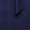 T22E00696 | Checked New Zealand Wool -Nona Source Shop T22E00696 DressBlues 01