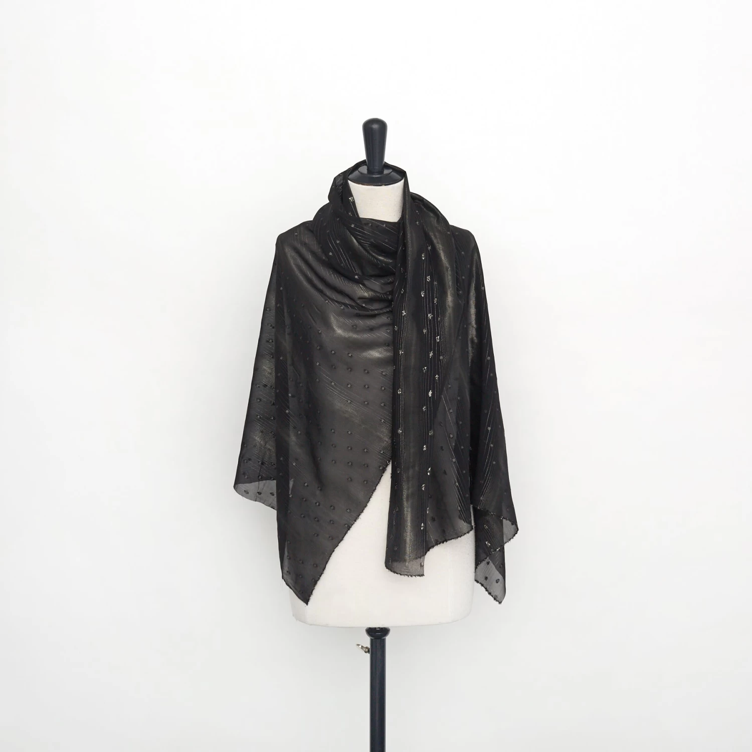 T22H03878 | Fils Coupés Striped Silk Georgette 4 T22H03878 | Fils Coupés Striped Silk Georgette - Image 2