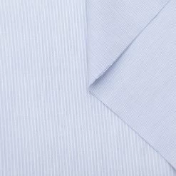 T22L03417 | Striped & Stretch Cotton Poplin