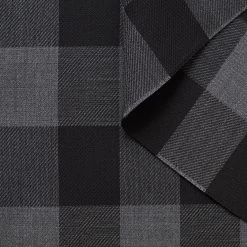 T22M00939 | Double Face Large Check Crepe