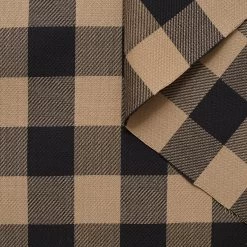 T22M00940 | Double Face Checked Wool Crepe